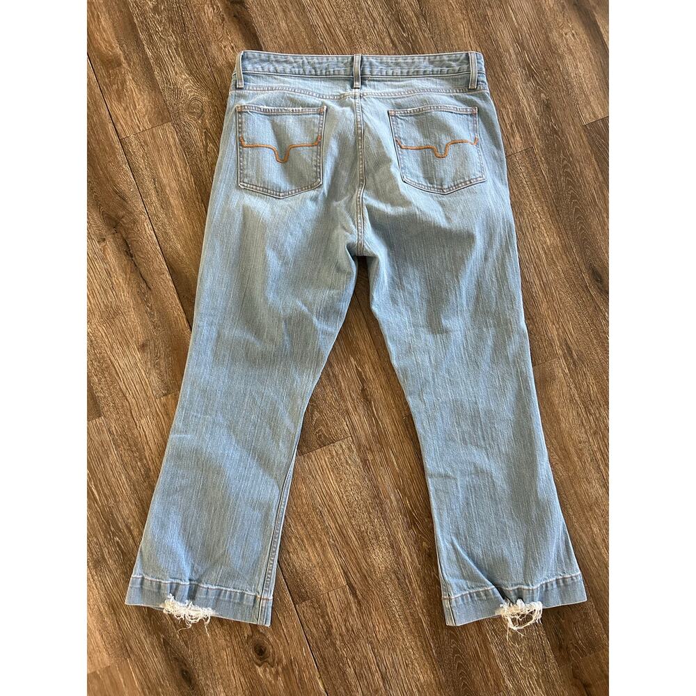 Kimes Ranch distressed boho western  women's flare Jennifer Jeans size 16/30 - Picture 2 of 7